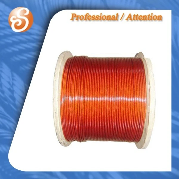 19X7 PVC Plastic Coated Steel Wire Rope 2mm