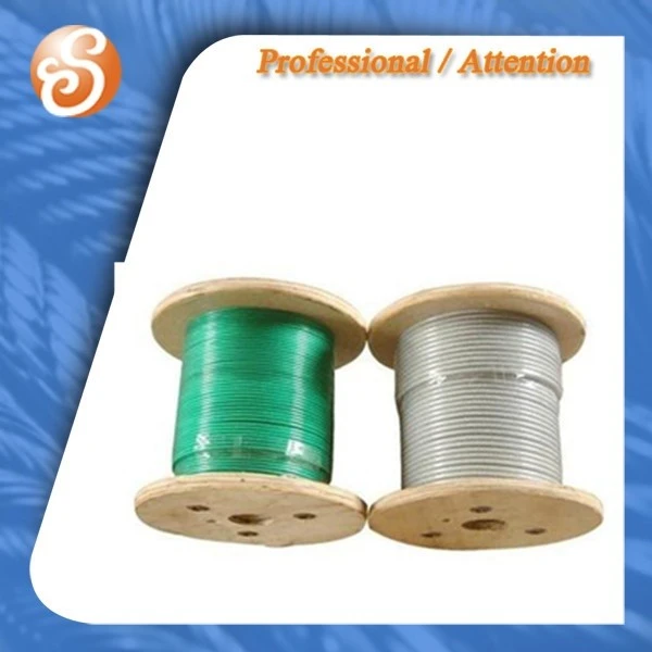 19X7 PVC Plastic Coated Steel Wire Rope 2mm