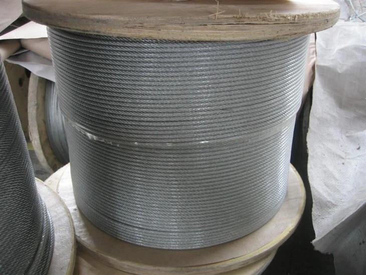 6x19+FC NYLON Coated Steel Wire Rope 2-2.8mm