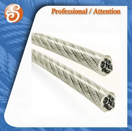 1X19 Galvanized PVC Coated Steel Wire Rope